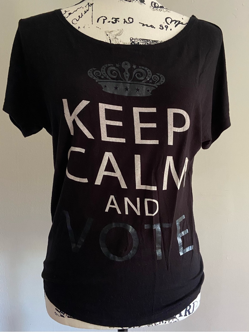 Keep Calm Slogan T-Shirt